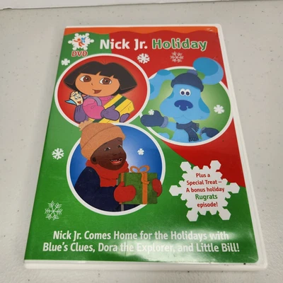 Nick Jr. Holiday DVD 2002 - Blue's Clues Dora the Explorer Little Bill Rugrats Foto 1 de 4
