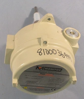 Monitor Technologies 18-8311-1 Dust Alarm Broken Bag Detector 115VAC Power - Image 1 of 4