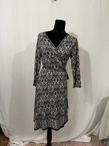 Max Studio Wickelkleid Stretch Damen M - Bild 1 von 9