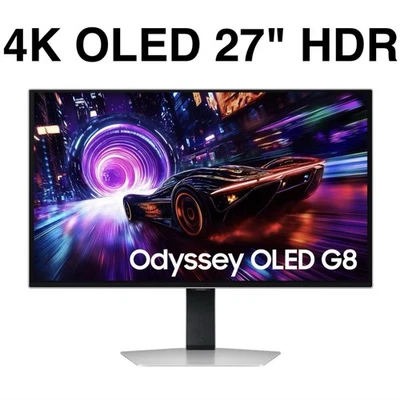 New Samsung 27" Odyssey 4K OLED G81SF 240Hz Gaming Monitor - Image 1 of 4