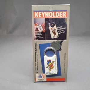 Vintage 1984 Los Angeles Olympische Spiele Schlüsselanhänger Keyholder Sam Adler Maskottchen USA - Bild 1 von 13