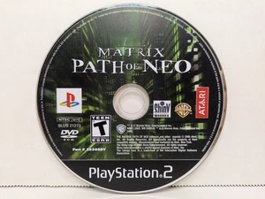 Disco The Matrix Path of Neo (Sony PlayStation 2, PS2, 2005) solo probado funcionando - Imagen 1 de 3
