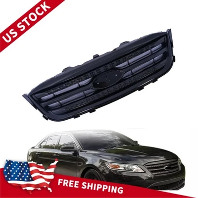 Gloss Black Grill Assembly For 2010 2011 2012 Ford Taurus Front Bumper Grille Foto 1 de 4