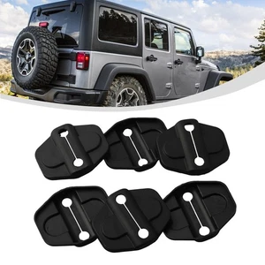 For Jeep Accessories Car Door Lock Protector Cover Set for Wrangler JL JT 2020 - Picture 1 of 12