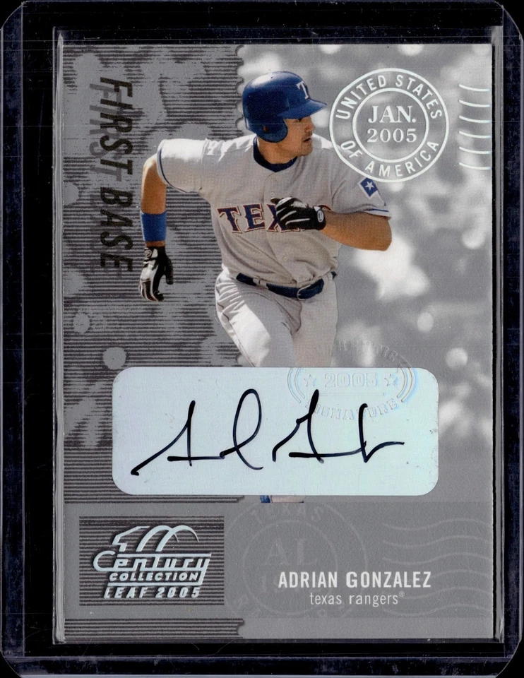 2005 Leaf Century Collection Adrian Gonzalez Auto 096/250 - Image 1 of 2