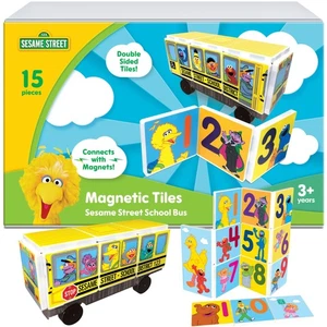 Spielzeug "Sesamstraße", magnetisches Kinderbauspielzeug aus Büchern "Sesamstraße",... - Bild 1 von 6