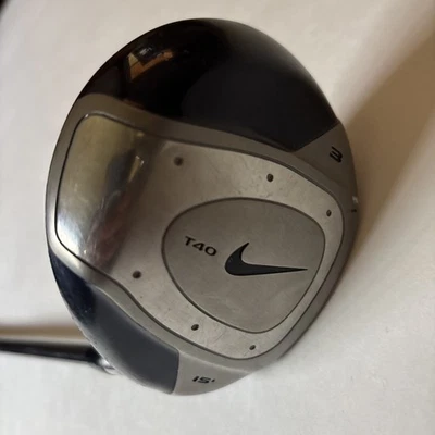 Club de golf Nike T40 3 madera de calle 15* único varilla de grafito diestro diestro Foto 1 de 4