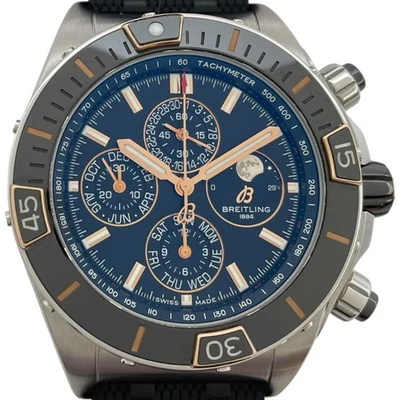 Breitling Super Chronomat 44 calendario de cuatro años I19320 negro SS/cerámica #138 Foto 1 de 4