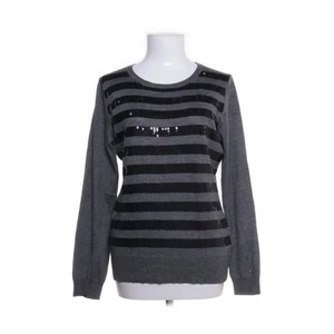 Tommy Hilfiger, Strickpullover, Größe: L, Grau/Schwarz #cyk - Bild 1 von 5