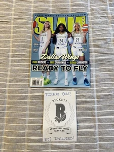 PAIGE BUECKERS SIGNED SLAM MAGAZINE 2025 DALLAS WINGS BECKETT COA AUTHENTIC AUTO - Picture 1 of 4