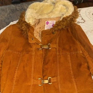 Vintage 70s Young Canadian Sherpa Lined 1970's Brown Coat  Womens Canada Small - Picture 1 of 8