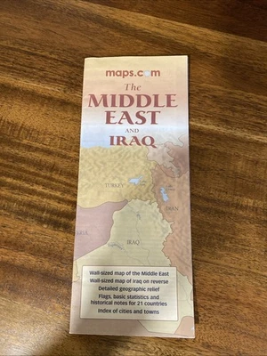 Mapa de Oriente Medio e Irak Foto 1 de 3