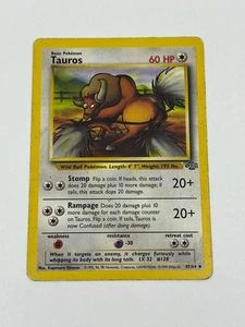 Tauros 47/64 Jungle Set WOTC 1999 Vintage Pokémon TCG Karte Common - Ungraded - Bild 1 von 2