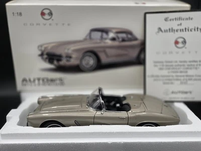 Autoart Millennium 1962 Chevrolet Corvette 1:18 Diecast Car 71101 Fawn Beige - Image 1 of 4