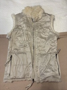 June Rabbit Fur Vest sz S - Picture 1 of 9