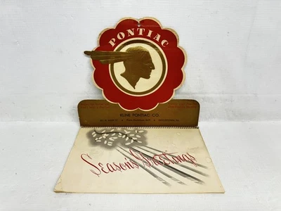 1953 Pontiac ORIGINAL Advertising Calendar - Kline Pontiac Inc., Doylestown, PA - Image 1 of 4