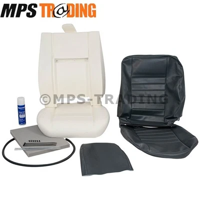 Land Rover Defender Asiento Exterior Delantero Gris Vinilo Re-Ajuste Kit DA5630 Foto 1 de 4