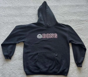 Sudadera con Capucha Bordada Billabong BONG De Colección Años 90’s Para Hombre Grande Gris Surf - Imagen 1 de 11