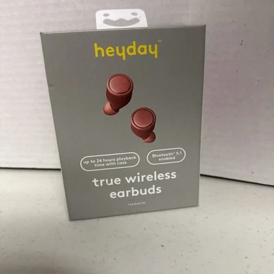 True Wireless Bluetooth Earbuds - heyday Warm Red - Image 1 of 2