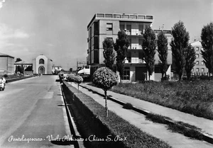 A2409) PONTELAGOSCURO VIALE PLEBISCITO E CHIESA S PIO X.  - Picture 1 of 2