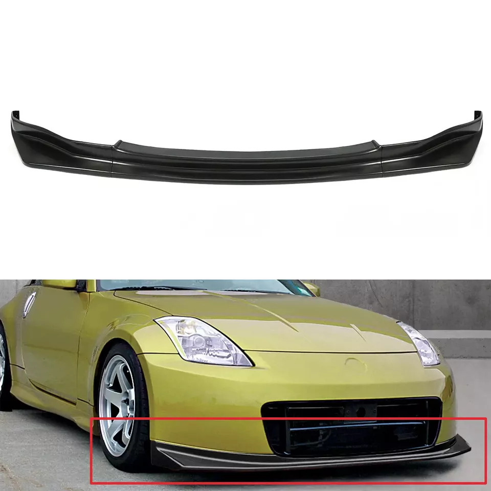 For 2003-2005 Nissan 350Z Z33 JDM Style NS N PP Front Bumper Chin Lip Body Kit - Image 1 of 4