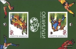 Bulgaria Bloque 209a (edición completa) nuevo 1990 Fútbol-WM `90, Italia - Imagen 1 de 1