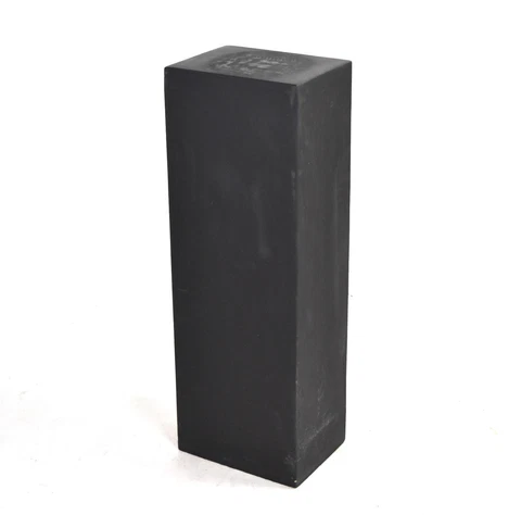 Vintage Black Wood Pedestal Sculpture Stand 36in x 12in x 9in Cover