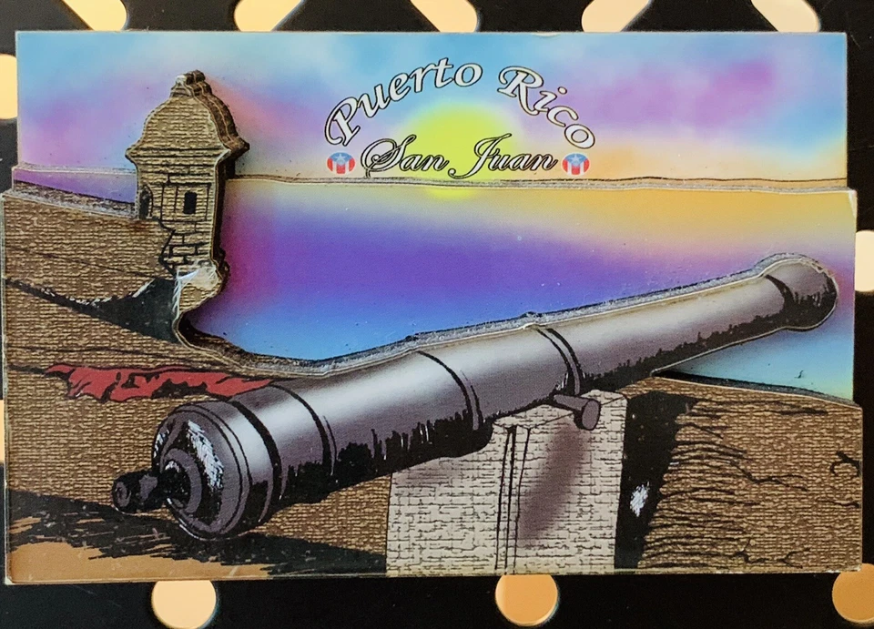 Cañón Castillo San Felipe Colector Refrigerador Imán San Juan Puerto Rico Foto 1 de 1
