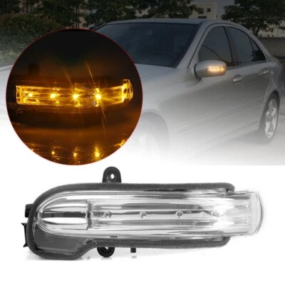 Luz de señalización del espejo retrovisor lateral izquierdo para Mercedes-Benz Clase C W203 C230 C240 C32 04-07 Foto 1 de 4