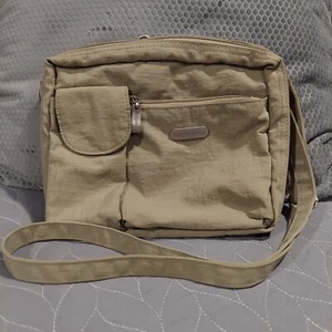 Baggallini hellbraune Umhängetasche wandelbare Riemen Bauchtasche Gürteltaschen - Bild 1 von 7