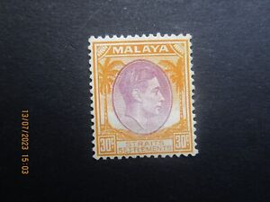 Malaya Straits George VI SG287 Mint-£20.00-2018-Post UK-Read all Below Lot 2/6