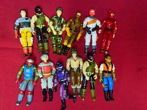 1987 Vintage Gi Joe Figures Lot