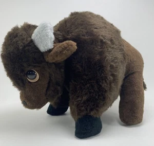 Animal Fair Inc. 12” Buffalo Plush, Vintage 1970’s Made For Kleinhans, Quality - Picture 1 of 12