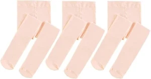 Ballet Tights For Girls Size 4-6 3 Packs Pink 4t 5t 6yrs 25.5 Inches Length D... - Picture 1 of 4