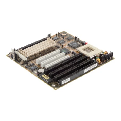 Carte Mère Babyat Soyo SY-5EAS Socle 7 Fpm / Edo Simm + Sdram PCI Isa - Photo 1/3