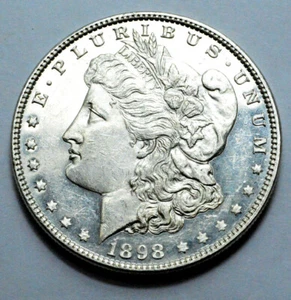 1898-P Proof Like UNC Morgan Dollar Silver US Coin , $1.00 , DMPL Rare Coin ! - Picture 1 of 3