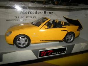 1:18 UT Mercedes-Benz R170 SLK 230 AMG compresor amarillo/amarillo RARO/RARO en embalaje original - Imagen 1 de 1