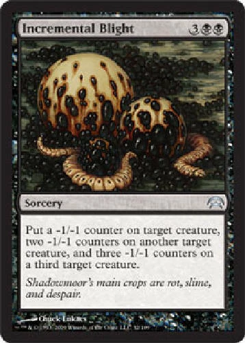 INCREMENTAL BLIGHT X4 4 4X Planechase MTG Magic the Gathering Cards DJMagic - Image 1 of 1