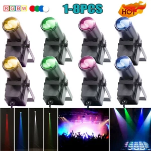 50W RGBW LED Stage Light Spot Beam DMX Show Party Disco DJ Lighting Pinspot Club - Picture 1 of 16