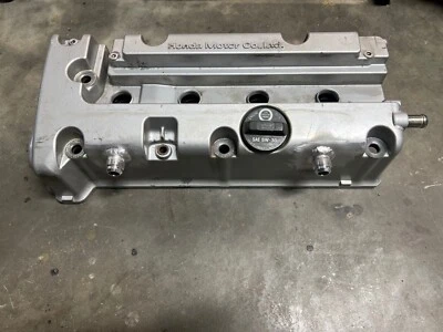 Honda K20 K24 Valve Cover w -10AN Bungs Welded for Catch Can - Image 1 of 3