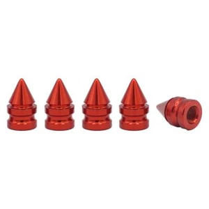 5 X You.S Valve Caps Rivets Cover Light Red Metallic for Car Truck Motorcycle - Picture 1 of 2