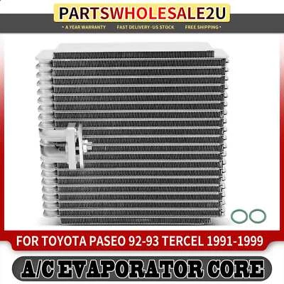 Nueva placa central y aleta de evaporador de aire acondicionado de aluminio para Toyota Paseo 92-93 Tercel 91-99 Foto 1 de 4
