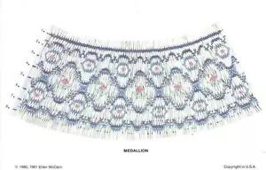 New MEDALLION Smocking Plate Children's Sewing Pattern # 11 - Picture 1 of 1