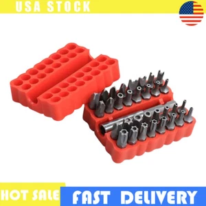 33 Torx Security Bit Set - Hex Star Spanner & Tri-Wing Tamper-Proof Tool - Picture 1 of 6