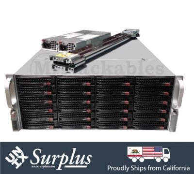 Supermicro 4U 36 Bay TRUNAS Storage Server Xeon 20 Cores 64GB Ram X520 10G SFP+ - Image 1 of 4