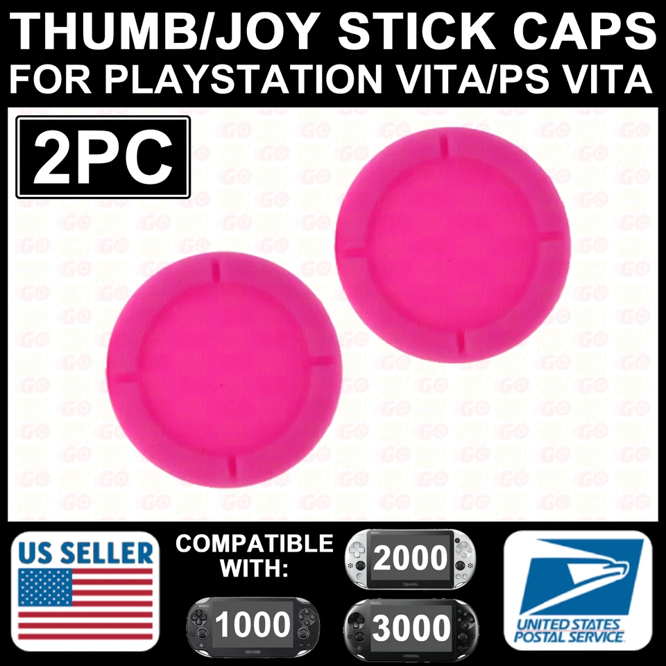 Cubierta de tapa de silicona para pulgar analógica empuñadura de joystick para PS Vita PSV 1000 2000 Foto 1 de 3