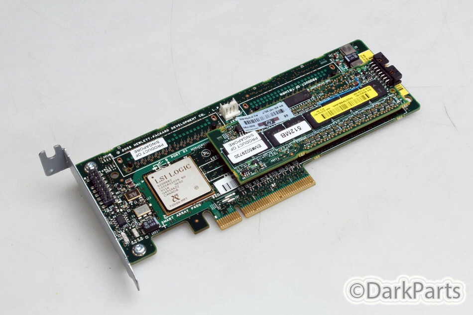 HP SAS SCSI Smart Array P400 controller 405831-001 with 512MB 405835-001 - Image 1 of 1