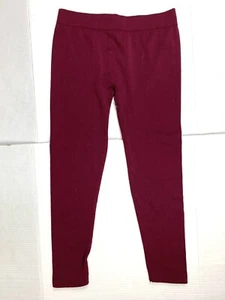 Love & Charm Girl’s Pants Size M/L Burgundy Stretch - Picture 1 of 6