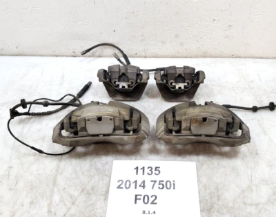 ✅ 10-15 原始设备制造商宝马 F01 F02 740 750 前后制动卡钳套装 52k mi — 第 1/4 张图片