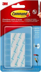 Tiras de recarga transparentes 3M Command autoadhesivas tiras 40 - Imagen 1 de 1